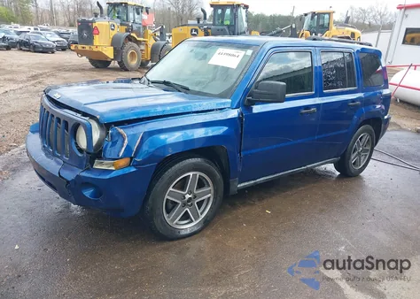 2009 Jeep Patriot Sport из США, поврежденный, VIN 1J8FT28B09D141233